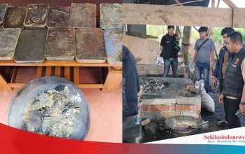 Polisi Selidiki Asal Timah Slag dan Gros dalam Kasus Peleburan Timah Ilegal di Desa Tukak