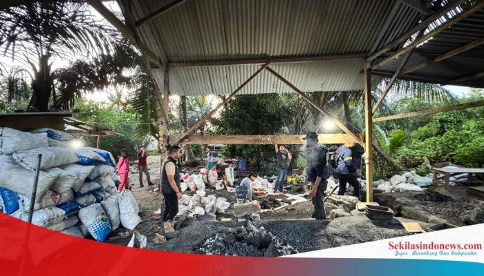 Gudang Peleburan Timah Ilegal di Desa Tukak Diduga Terkoneksi Jaringan Besar, Polisi Buru Pemodal