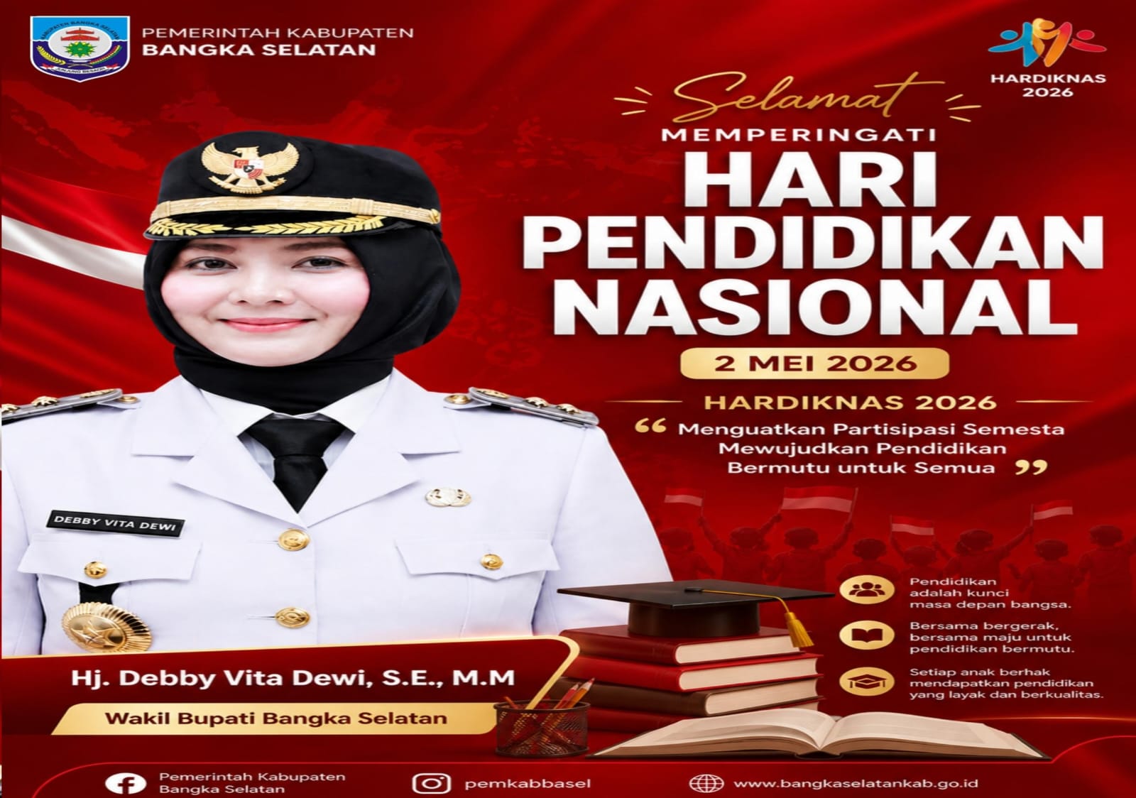 Debby Ajak Semua Elemen Bersatu Wujudkan Pendidikan Berkualitas