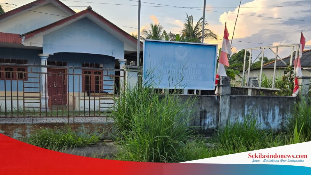 Bak Sarang Hantu, Kantor DPD NasDem Basel Diduga Mati Suri dan Tak Terurus