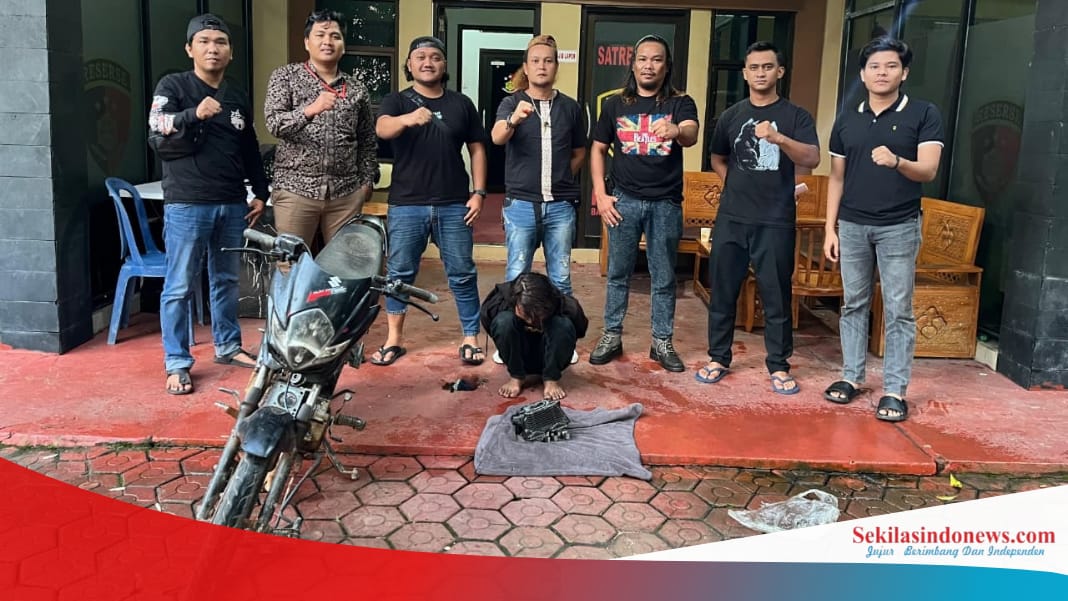 Gasak Satria FU saat Pemilik Tertidur, Residivis Curanmor Diciduk Tim Macan Selatan