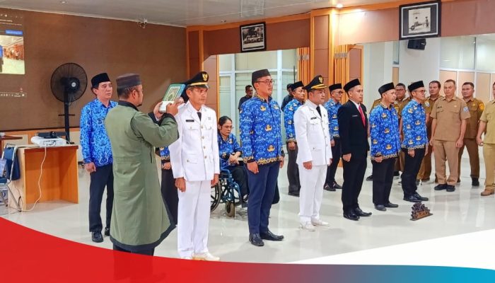 13 Pejabat Pemkab Basel Dilantik dan Dikukuhkan, Ini Daftar Namanya