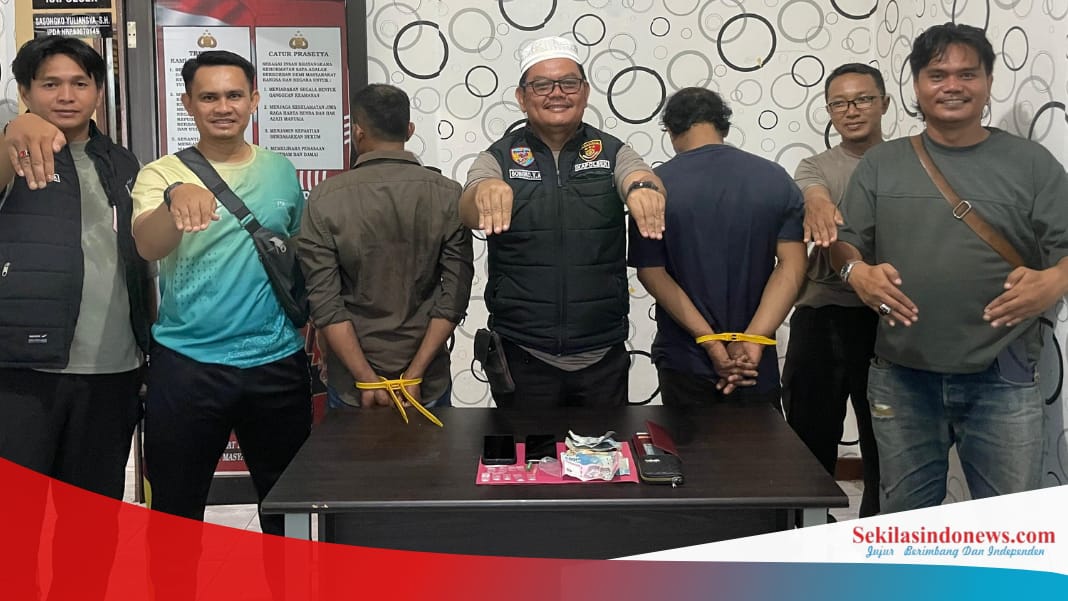 Jadi PL Sabu di Lepar Pongok, Pacul dan Tedi Diciduk Polisi, 5 Paket Sabu Disita