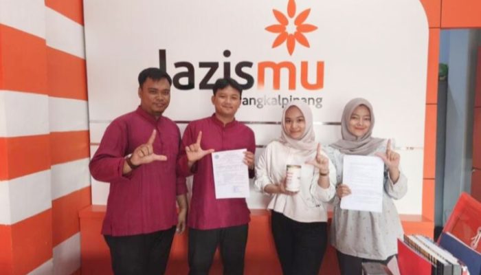 Mahasiswi UBB observasi langsung tata kelola zakat transparan dan akuntabel di LAZISMU