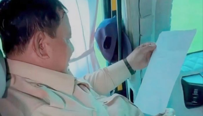 Prabowo Terima Surat dari Anak Kelas 5 SD : Terima Kasih atas MBG