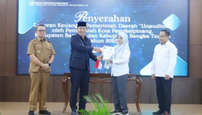 BPK Babel Ingatkan Pemkab Bangka Tekan Temuan Berulang Usai Penyerahan LKPD 2025