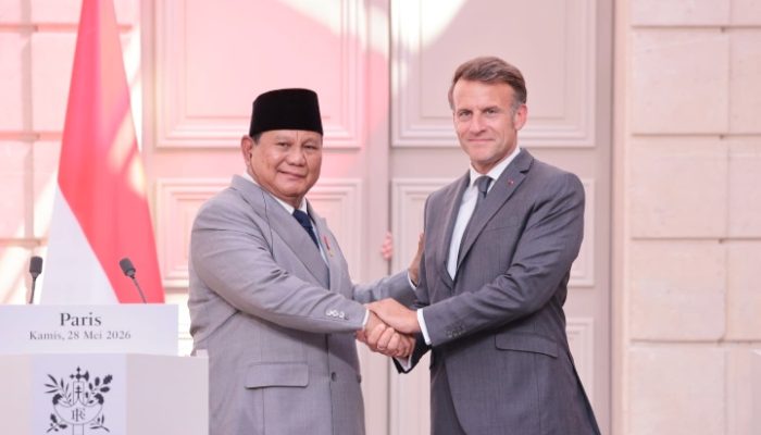 Prabowo dan Macron Sepakat Dukung Solusi Dua Negara untuk Palestina