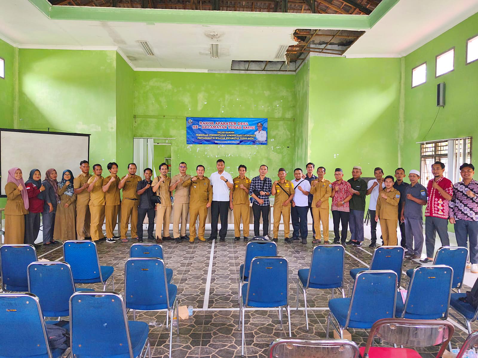 Camat Tukak Sadai Minta Aparatur Desa Pahami Regulasi Pertanahan, Cegah Konflik Lahan Sejak Dini