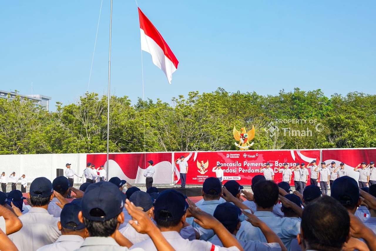 Hari Lahir Pancasila 2026, PT Timah Gelar Upacara Serentak di Berbagai Wilayah Operasional
