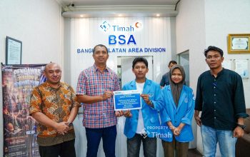 PT Timah Dukung BEM UBB Jalankan Program Bina Desa di Bangka Selatan