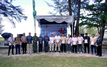 PT Timah Kolaborasi dengan DLH Beltim Tanam Pohon dan Edukasi Pengelolaan Sampah
