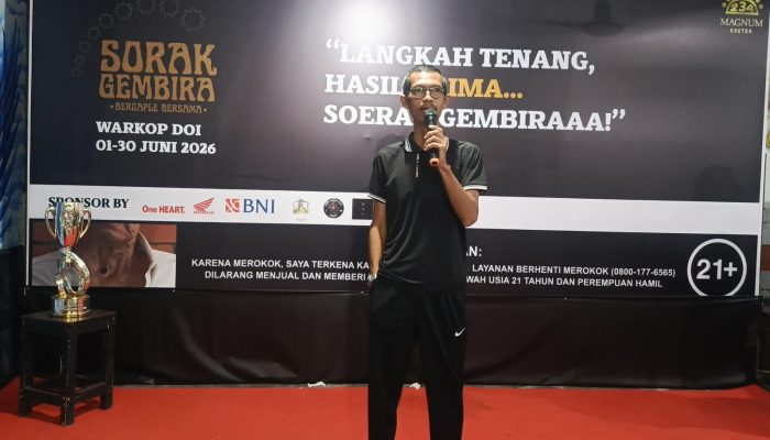 Turnamen Gaple Pgk Cup Seasons III Resmi Dibuka, 180 Pasang Peserta Siap Beradu Taktik 