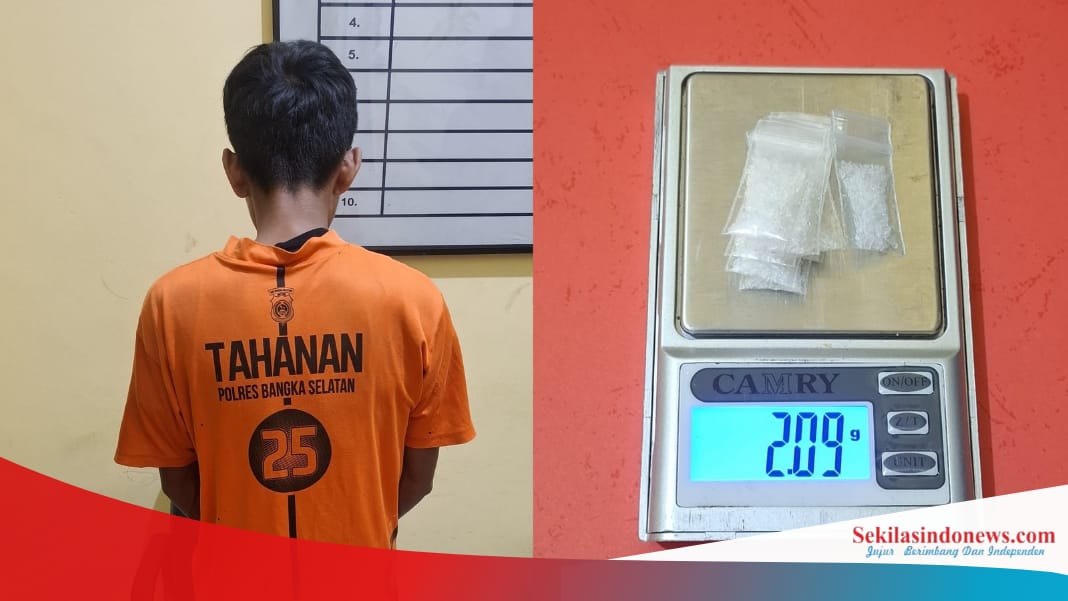 Holis, Eks Napi Pencurian Ditangkap Lagi dengan 9 Paket Sabu