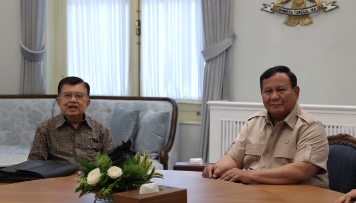 Prabowo Terima Kunjungan Jusuf Kalla, Siap Partisipasi Bangun Energi Hijau
