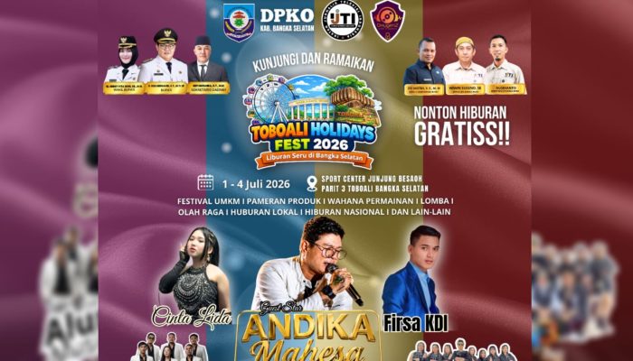 IJTI dan Pemkab Basel Gelar Toboali Holidays Fest 2026, Hadirkan Andika Mahesa