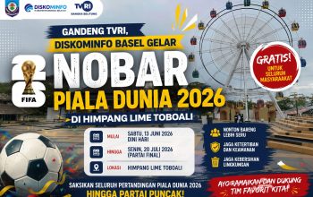 Gandeng TVRI, Diskominfo Basel Gelar Nobar Piala Dunia 2026 di Himpang Lime Toboali