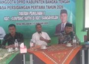 Reses di Desa Melabun, DPRD Bangka Tengah Fokus Sosialisasi Program Pertanian dan Serap Aspirasi Warga