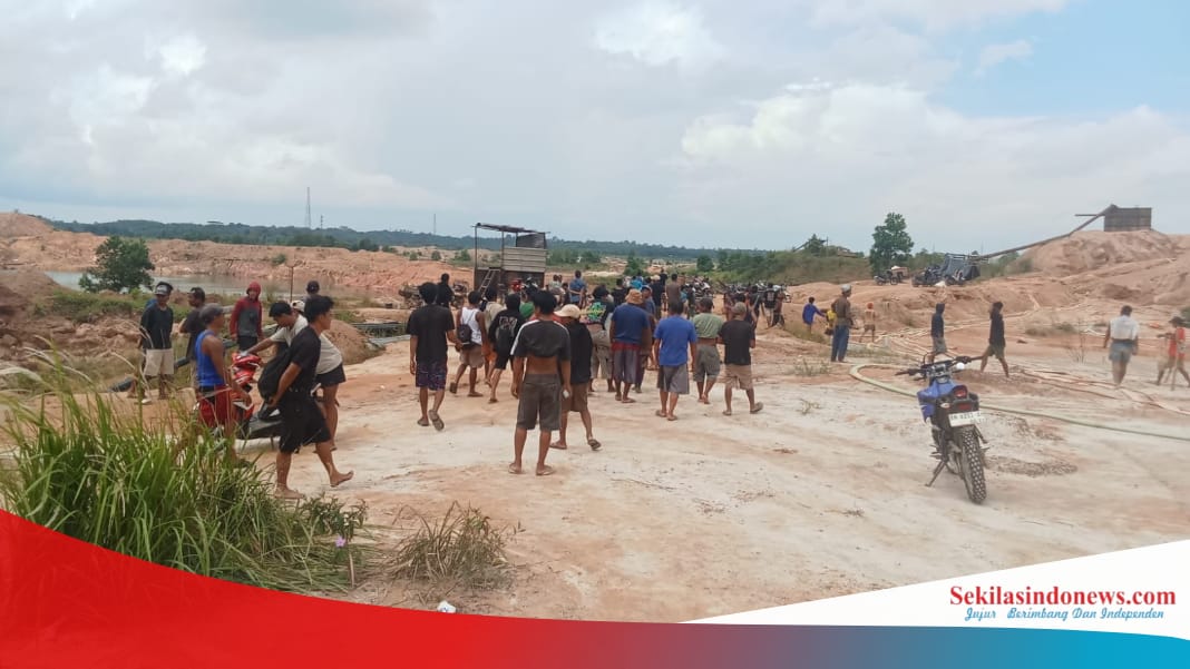 Aktivitas Tambang Timah Ilegal di Tempilang Dihentikan, Penambang Desak PT Timah Segera Terbitkan SPK