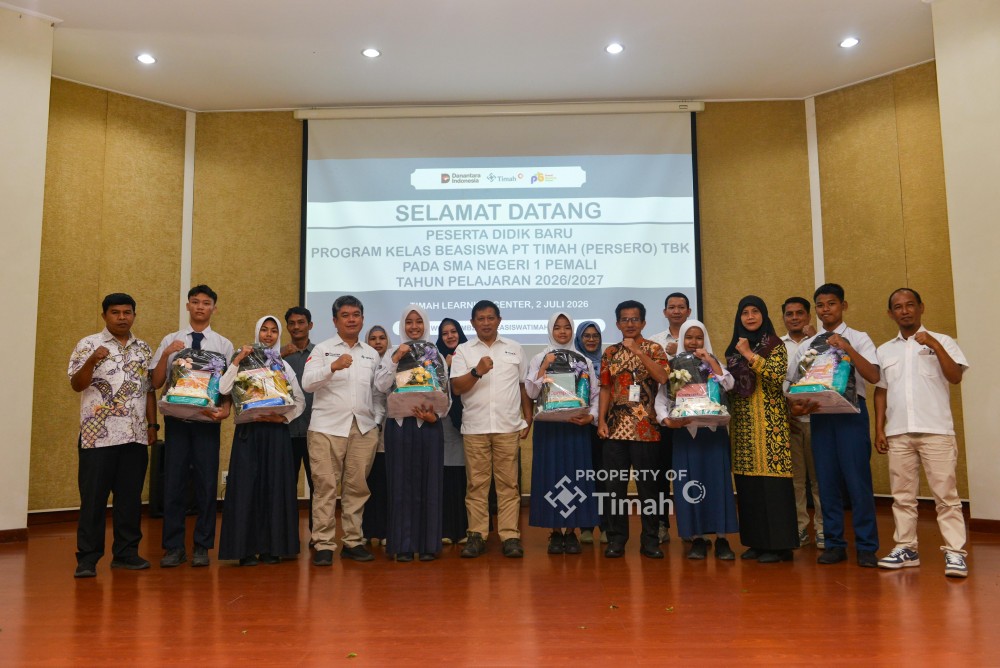 PT Timah Resmi Serahkan 36 Siswa Program Kelas Beasiswa Tahun Ajaran 2026/2027