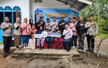 PT Timah dan Polres Karimun Renovasi Rumah Nelayan di Kundur Barat yang Nyaris Roboh