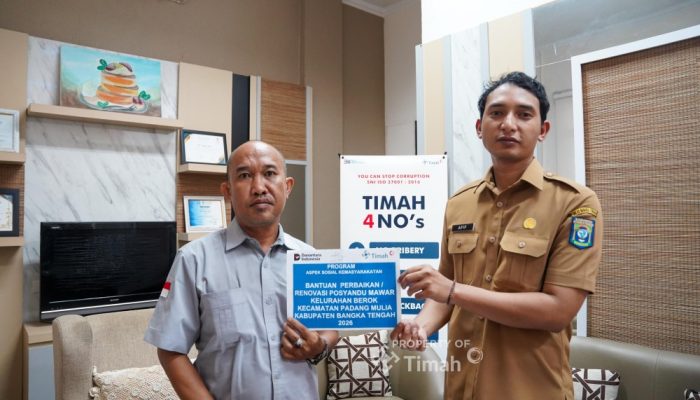 PT Timah Renovasi Posyandu Desa Berok untuk Tingkatkan Layanan Kesehatan Masyarakat