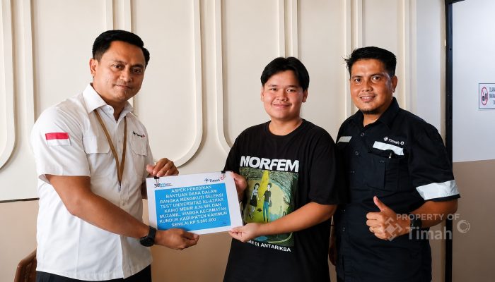 Dukung Pendidikan Generasi Muda, PT Timah Bantu Wildan Lanjutkan Kuliah di STIQ
