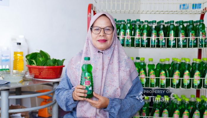 Berkat Pendampingan PT Timah, Sabun Cuci Piring Daun Sirih Bunda Fresh Siap Tembus Pasar Lebih Luas