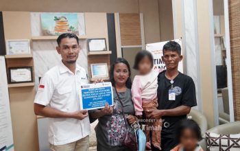 PT Timah Bantu Biaya Pengobatan Balita Penderita Epilepsi di Pangkalpinang