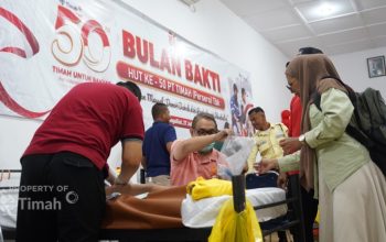Sambut HUT ke-50, PT Timah Hadir untuk Rakyat Lewat Bulan Bakti di Sungailiat