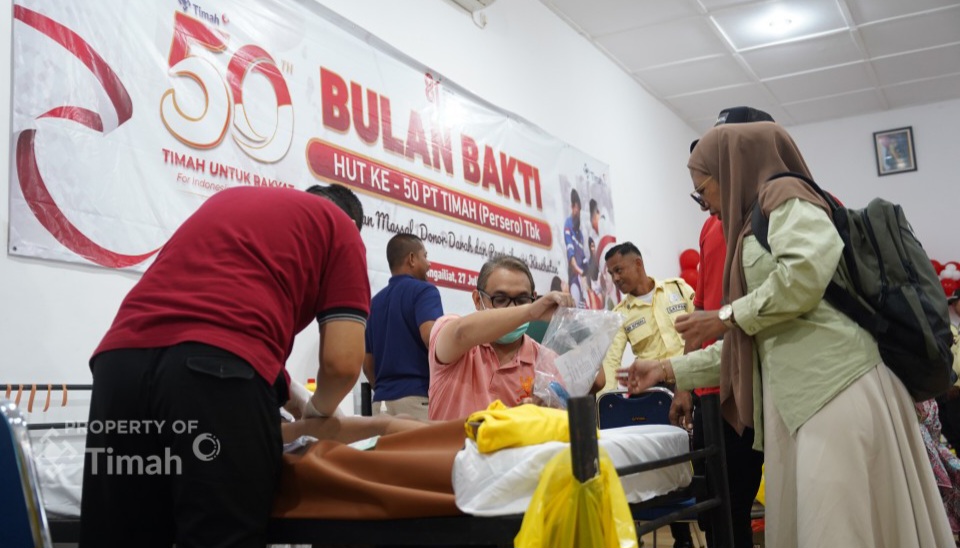 Sambut HUT ke-50, PT Timah Hadir untuk Rakyat Lewat Bulan Bakti di Sungailiat