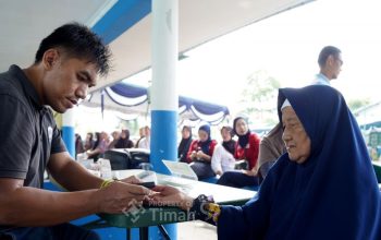 Ratusan Warga Belinyu Manfaatkan Layanan Kesehatan Gratis PT Timah