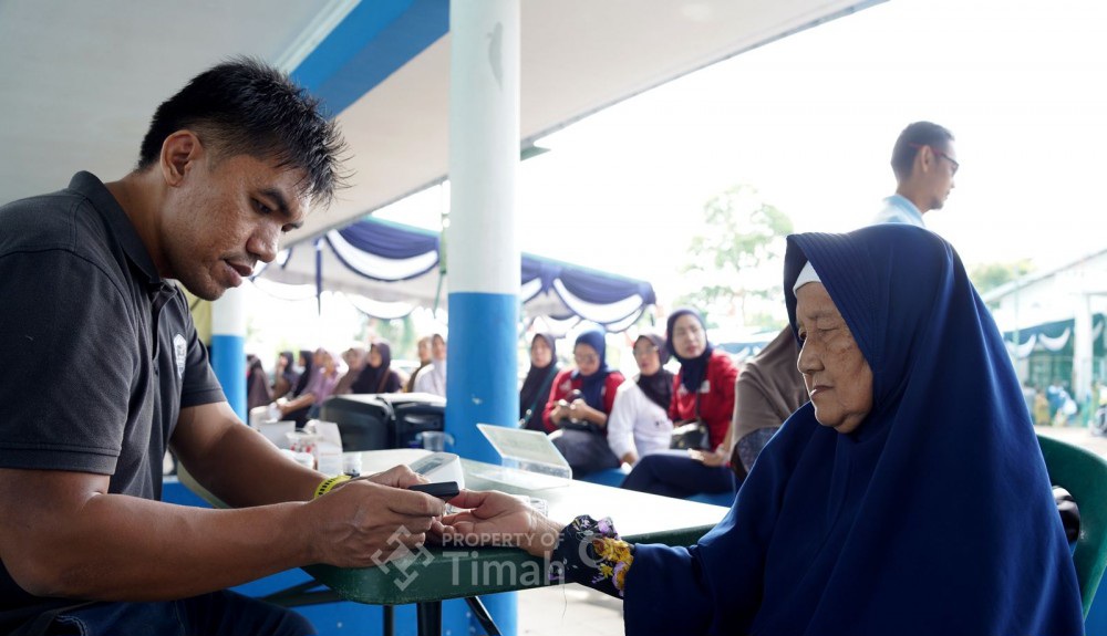 Ratusan Warga Belinyu Manfaatkan Layanan Kesehatan Gratis PT Timah