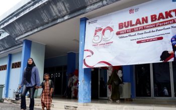 Lanjut ke Bangka Tengah, Bulan Bakti HUT ke-50 PT Timah Disambut Antusias Ratusan Warga