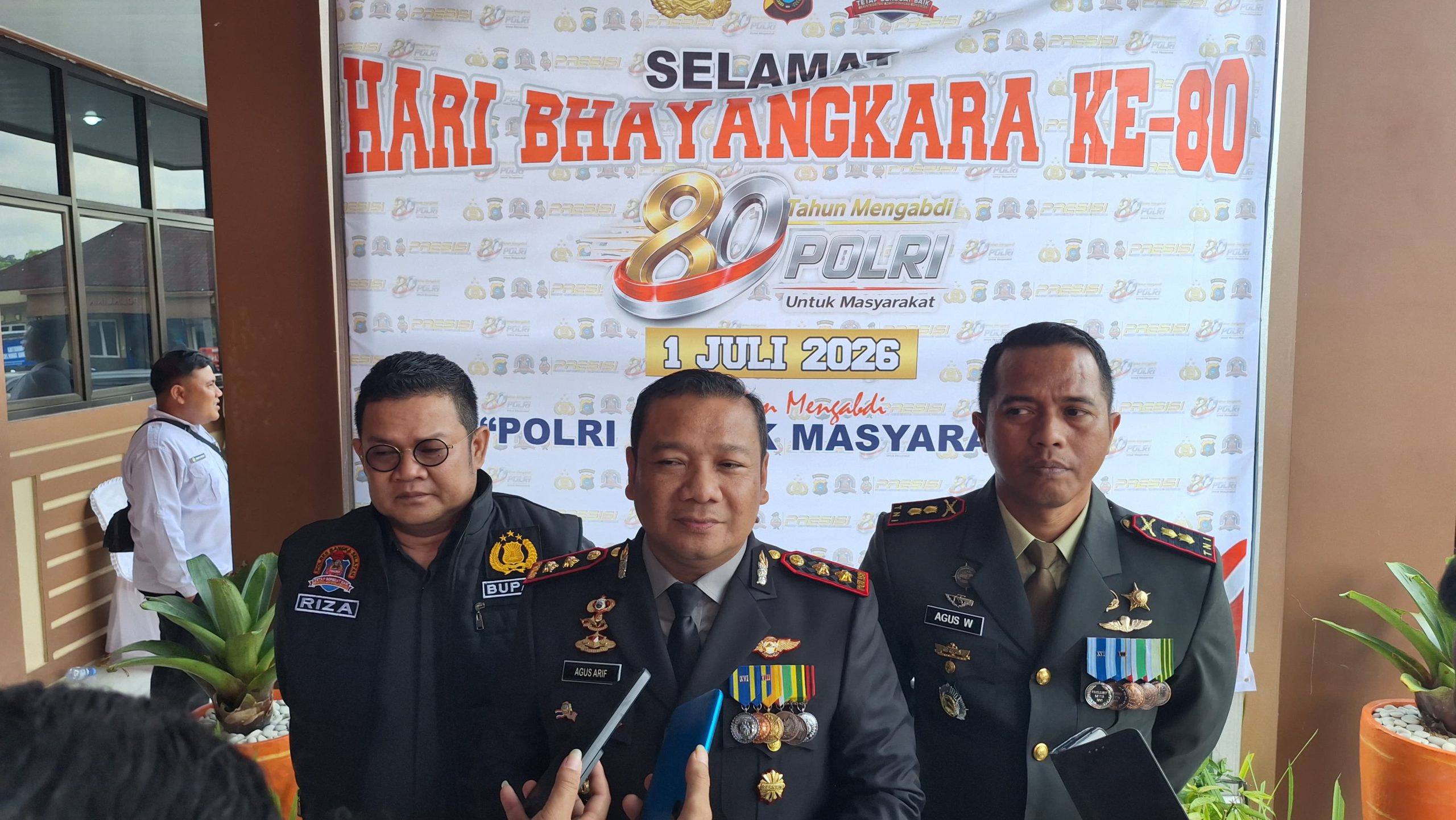 HUT Bhayangkara ke-80, Kapolres Basel : Polri Harus Lebih Baik dalam Melayani Masyarakat