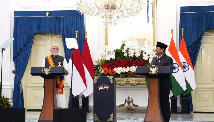 Prabowo dan PM Modi Dorong Penyelesaian Konflik Timur Tengah Melalui Dialog