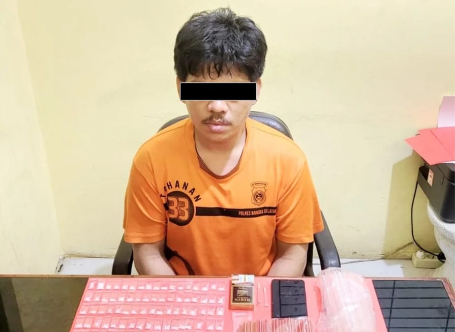 Simpan 83 Paket Sabu, Residivis Narkoba di Toboali Kembali Dibekuk Polisi