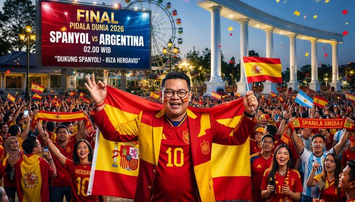 Ajak Warga Nobar Final Piala Dunia 2026, Bupati Bangka Selatan Prediksi Spanyol Taklukkan Argentina