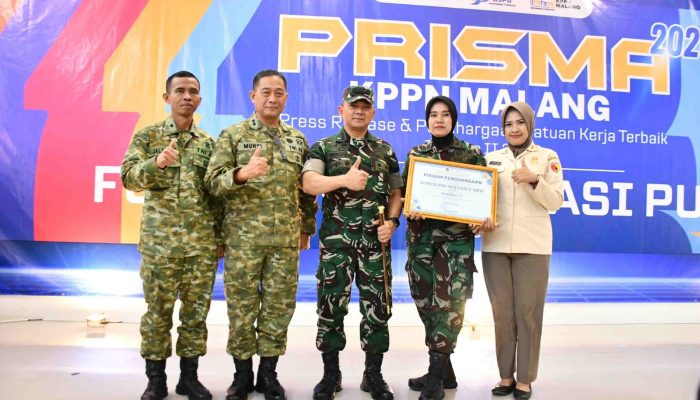 Banggakan TNI AD! Korem 083/Baladhika Jaya Sabet Predikat Satker Berkinerja Terbaik dari KPPN Malang
