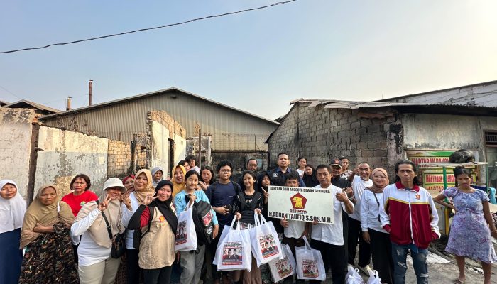 Legislator Partai Gerindra Salurkan Bantuan untuk Korban Kebakaran di Cakung Timur, Wujud Kepedulian kepada Warga Terdampak