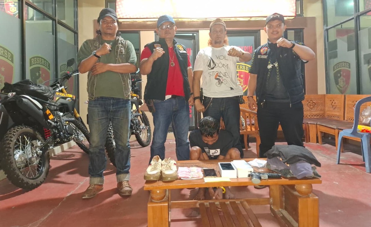Kabur ke Belitung, Pelaku Perampasan Kalung Emas di Desa Penutuk Dibekuk Tim Elang Laut