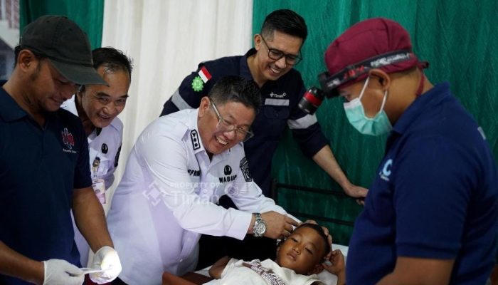 Program Bulan Bakti PT TIMAH bantu kesehatan anak sekaligus ringankan beban ekonomi keluarga.
