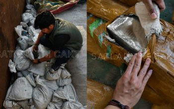Satlap Tri Cakti Gagalkan Pengiriman 6,6 Ton Timah Ilegal Tujuan Jakarta di Belitung