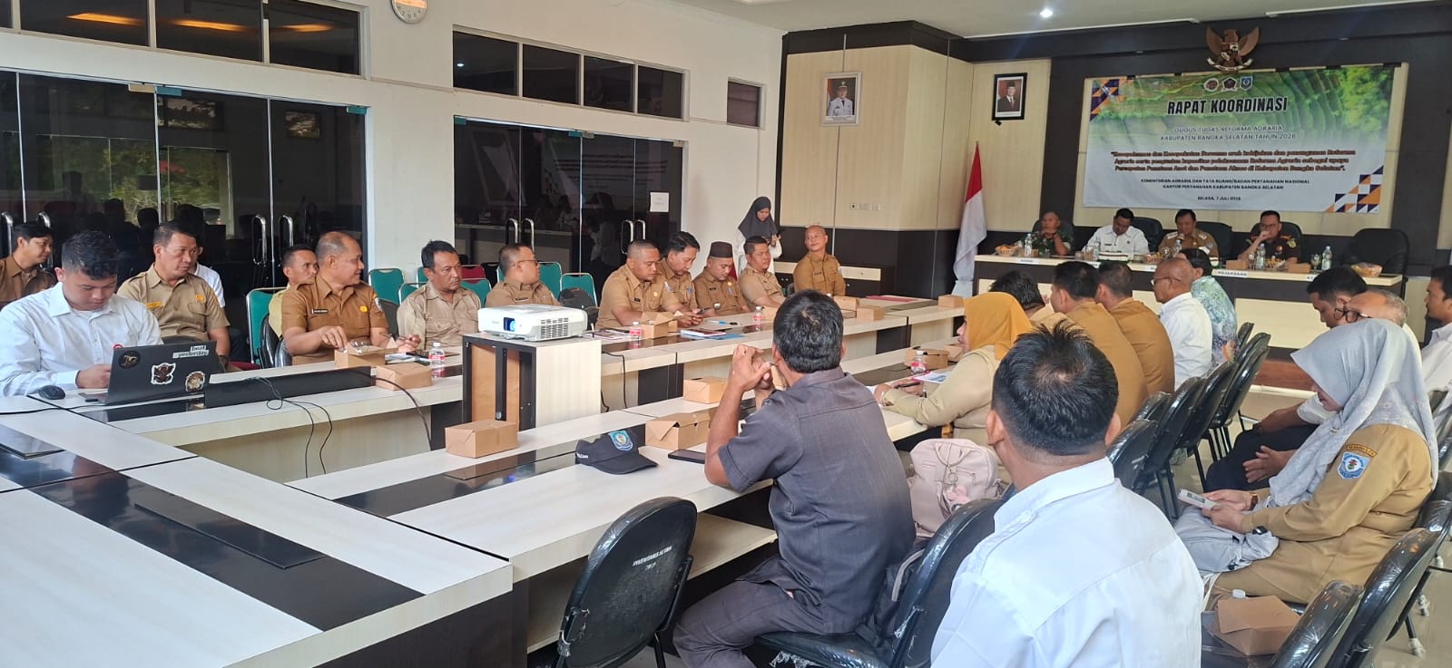 Pemkab Bangka Selatan Gelar Rakor Gugus Tugas Reforma Agraria