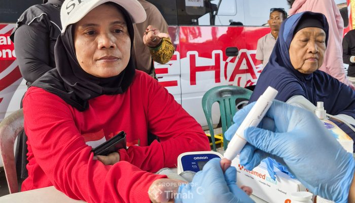 PT Timah Hadirkan Layanan Kesehatan Gratis di Desa Air Rayak, Warga: Terima Kasih PT Timah