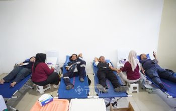 Donor Darah Warnai Bulan Bakti HUT ke-50 PT Timah di Bangka Tengah