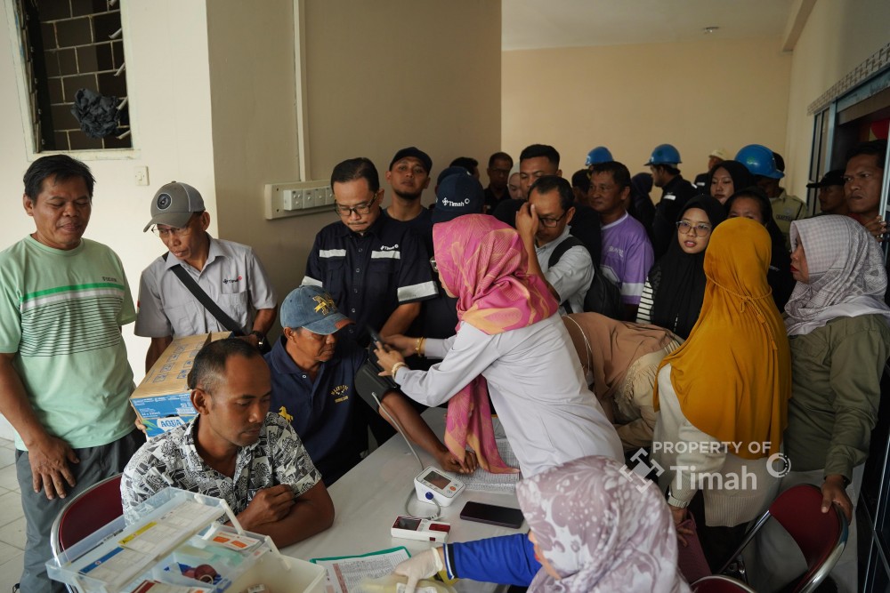 Bulan Bakti HUT ke-50 PT Timah di Kundur Kumpulkan 120 Kantong Darah