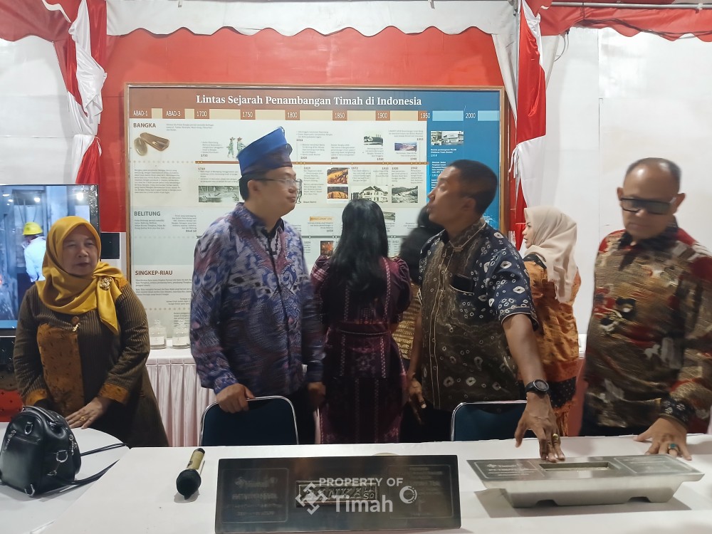 PT Timah Hadirkan Edukasi Pengolahan dan Peleburan Bijih Timah di Pameran HUT ke-23 Bangka Barat