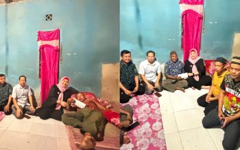 Wabup Debby Turun Langsung Serahkan Bantuan Baznas untuk Warga Sakit dan Lansia di Desa Batu Betumpang