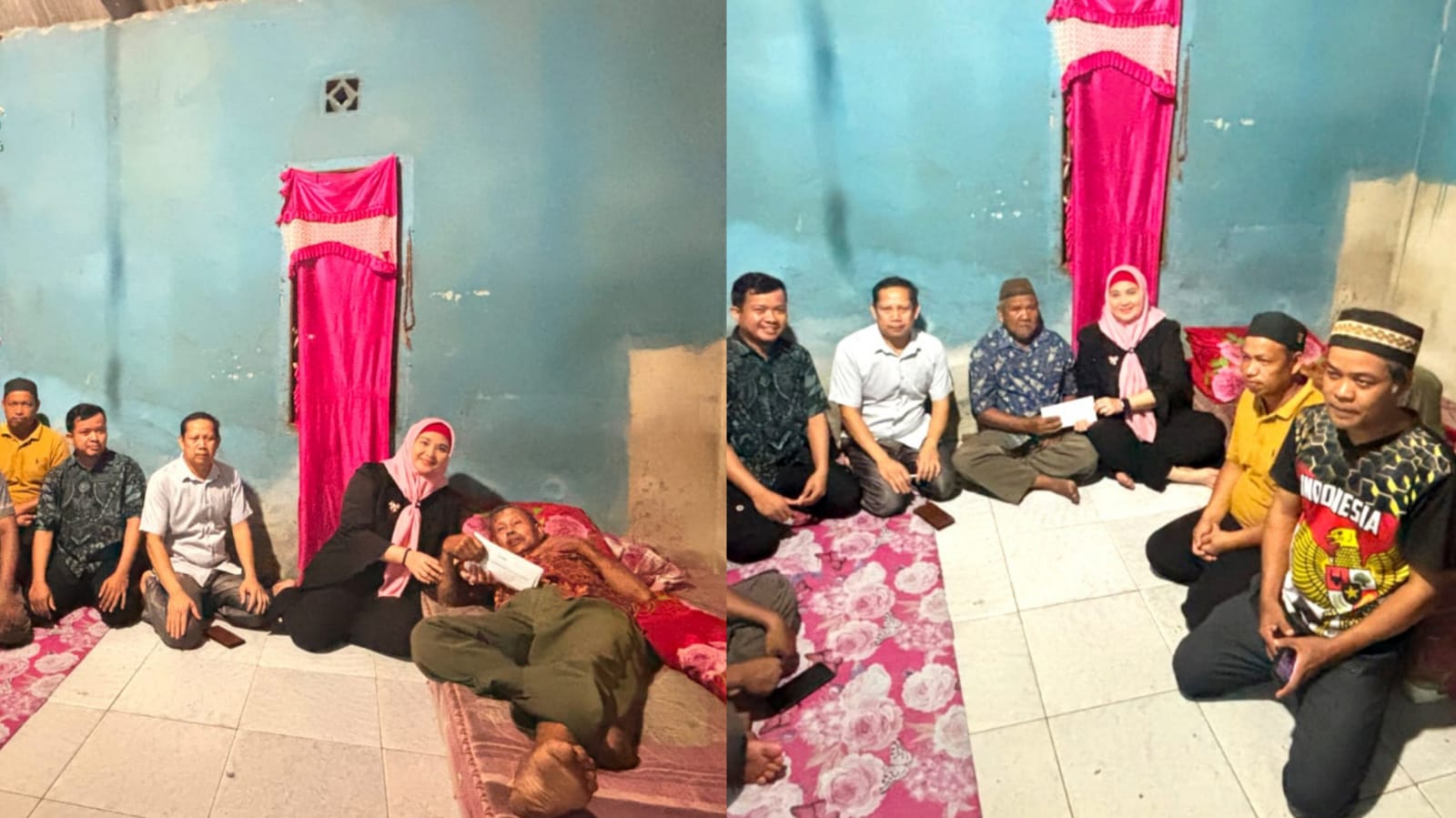 Wabup Debby Turun Langsung Serahkan Bantuan Baznas untuk Warga Sakit dan Lansia di Desa Batu Betumpang