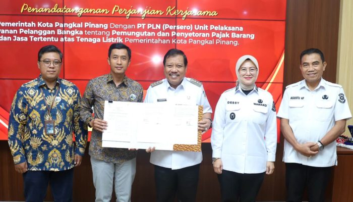 PLN UP3 Bangka dan Pemkot Pangkalpinang Bersinergi, Pajak Listrik Jadi Penguat PAD